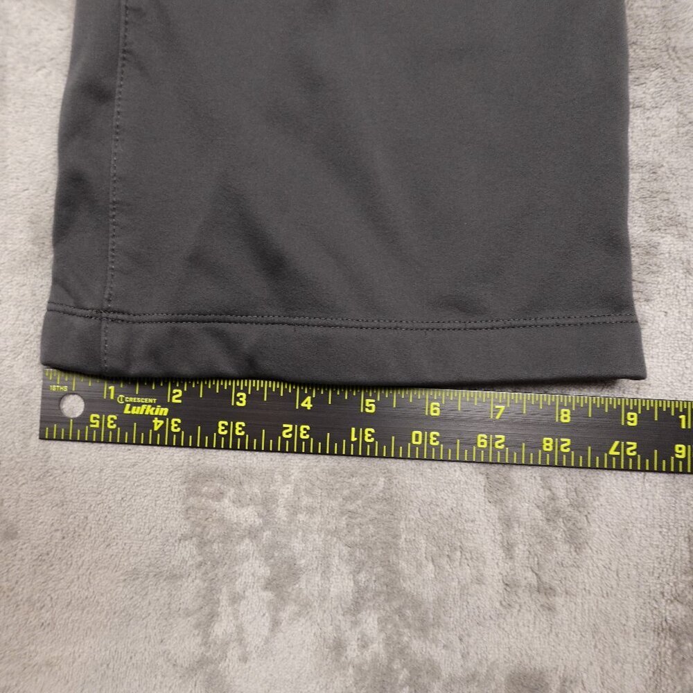 Lucy pants bootcut fleece activewear women's 2 dark gray drawstring waist - Picture 7 of 11